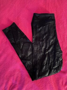 Women’s Black Faux Leather Leggings